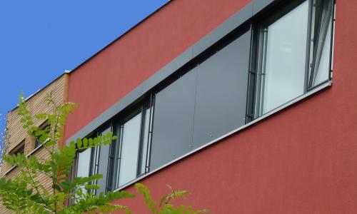  Betriebsgeb�ude im Schwarzen Weg kurz vor der Fertigstellung